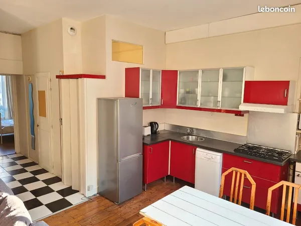 Grenoble Chorrier Berriat - Grand T2 Meublé 51m² - Tram A/B (3 min) - Calme 