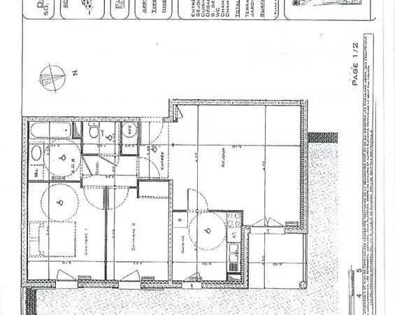 Appartement 3 pièces 62 m² 
