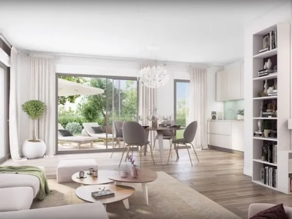 Lancement commercial - Appartement 84 m² 4 pièces avec 2 places de parking , jardin et terrasse 