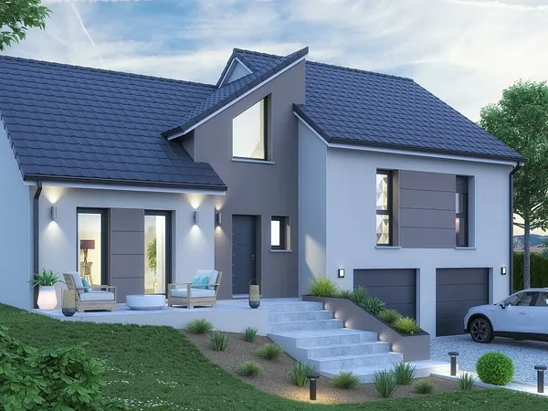 Terrain + maison 110 m² 