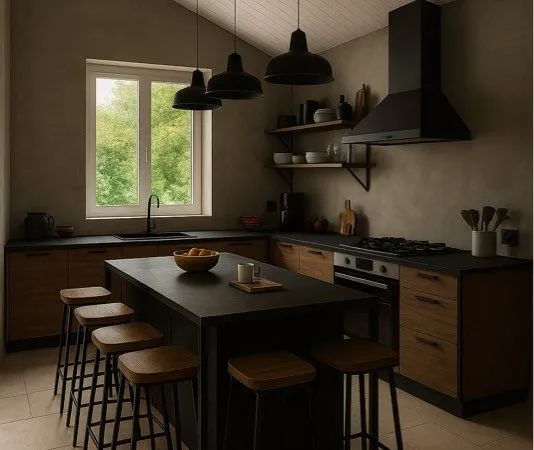 APPARTEMENT T3 - RIVIÈRE-SALÉE (47,87 m² - sous combles - style industriel chic) 