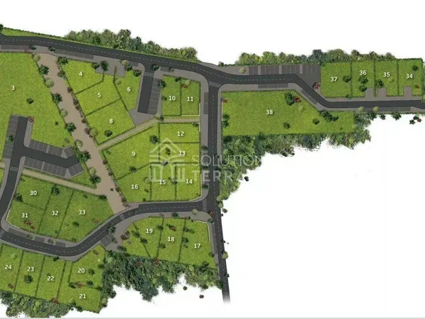 Terrain 205 m² 
