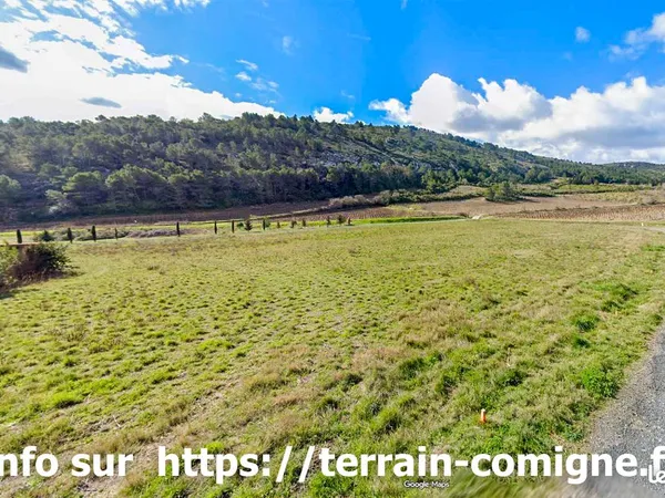 Terrains à vendre viabilisés de 390 à 860 m² - Vue vignes et bois 