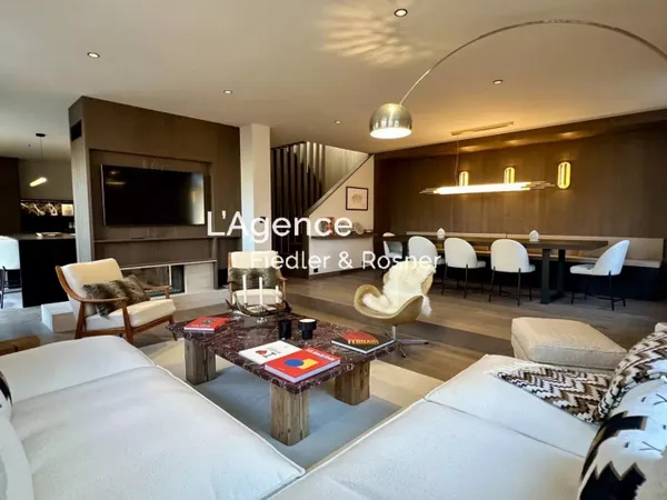 REF 708 : MEGEVE - ROCHEBRUNE - CHALET NEUF PROCHE CENTRE VILLAG 