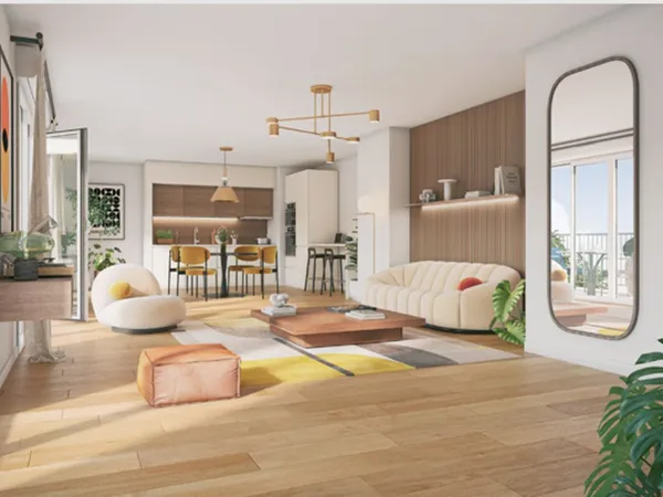 Appartement 3 pièces 61 m² 