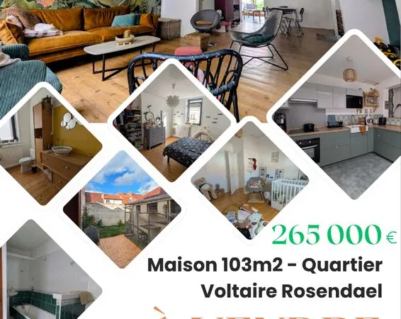 Maison de pêcheur Quartier Voltaire 