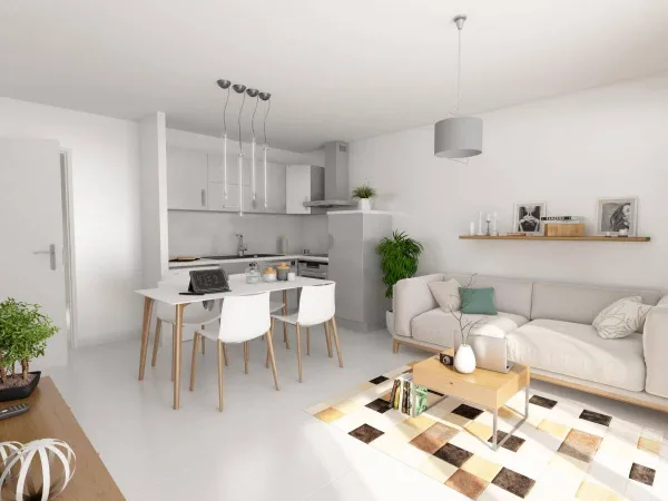 Appartement 3 pièces 69 m² 