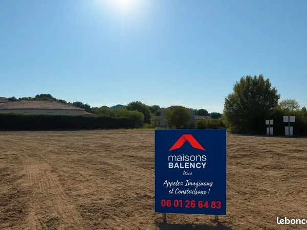 Terrain 703 m² Rochefort Du Gard 