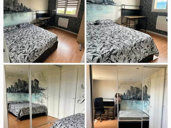 Chambre en colocation très lumineuse 