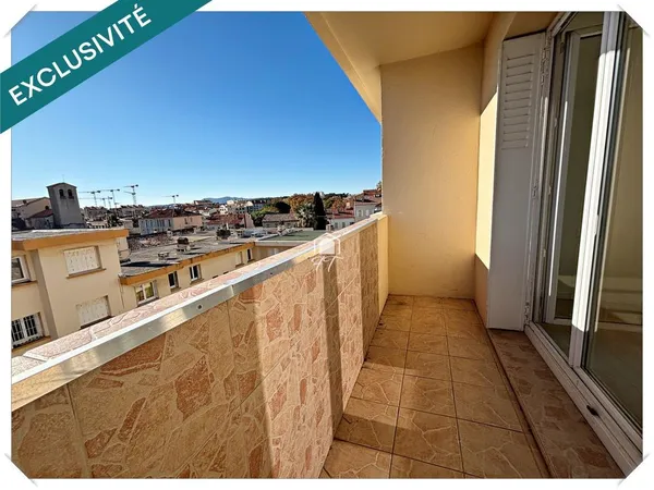 T3 en dernier étage avec balcon 