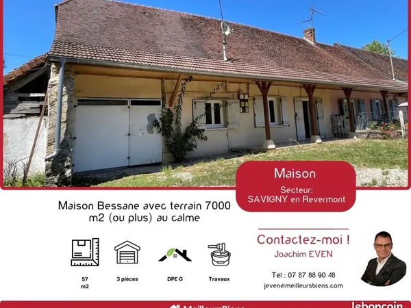 Maison 3 pièces 57 m² 