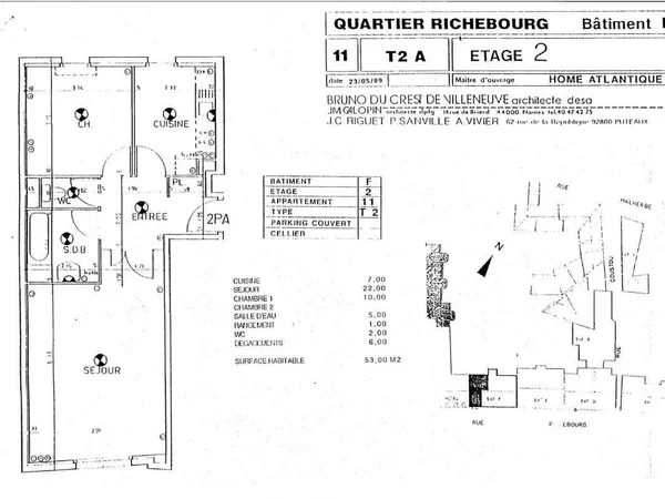 Appartement 2 pièces 53 m² 