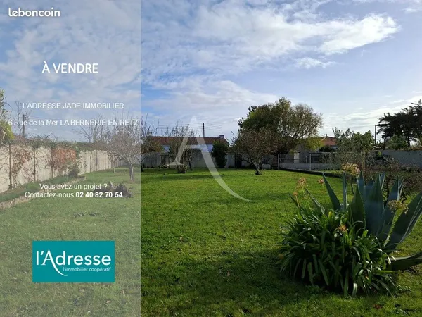 Terrain 1024 m² LA BERNERIE EN RETZ 