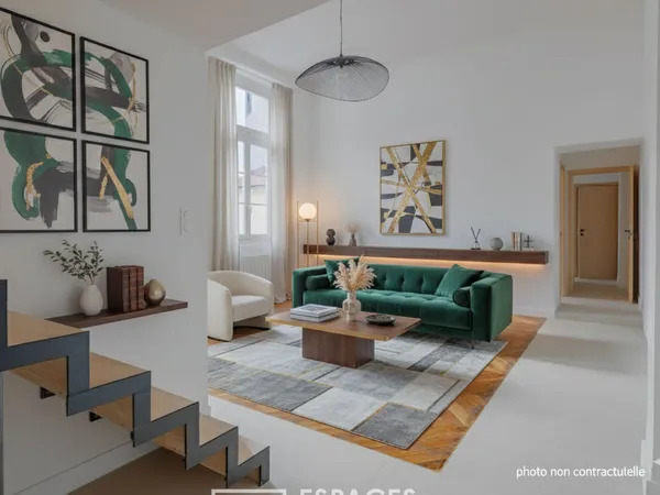 Appartement à la rénovation contemporaine quartier Ainay 