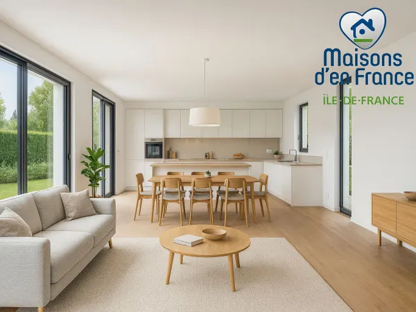 Faites construire votre maison 120 m² avec terrain à LES MUREAUX (78) ! 