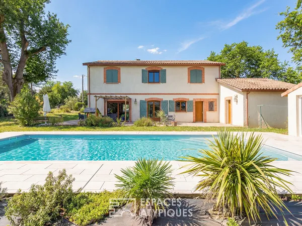Maison de caractère avec piscine en pleine nature 