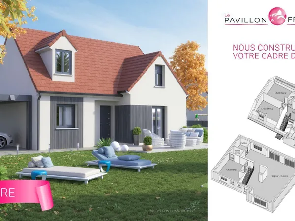 Projet de construction d'une maison 135 m² avec terrain à SAINT-LEGER-EN-YVELINES (78) 