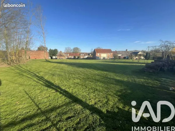 Terrain 1686 m² Remaugies 