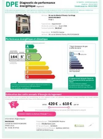 Appartement 3 pièces 36 m² 