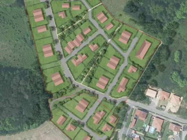Terrain en lotissement 592 m² 