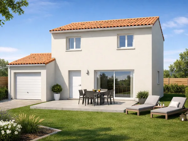 Terrain + maison 80 m² 