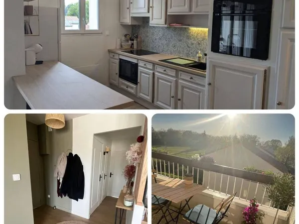 Appartement meublé 60m2 avec Balcon 