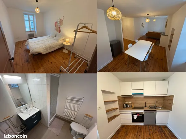 T2 meublé 50 m² 2e étage Jacquemart 