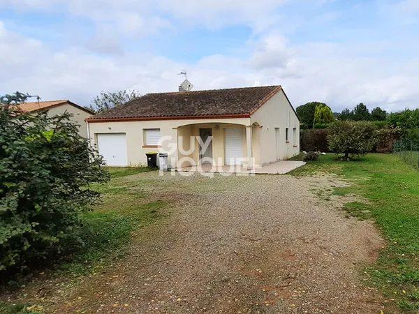 MAISON DE PLAIN PIED DE TYPE 4 AVEC GARAGE 