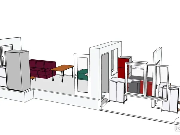 Hyper Centre, T1 bis Meublé 32+5 m2, 550 CC Bail mobilité 