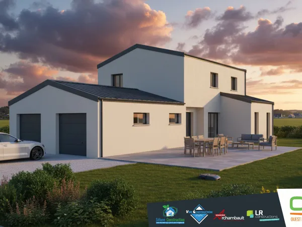 Terrain + maison 145 m² 