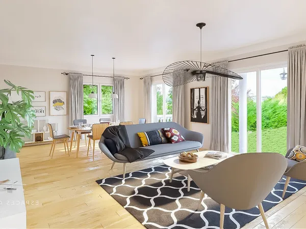 Appartement 4 pièces avec jardin Boulogne 