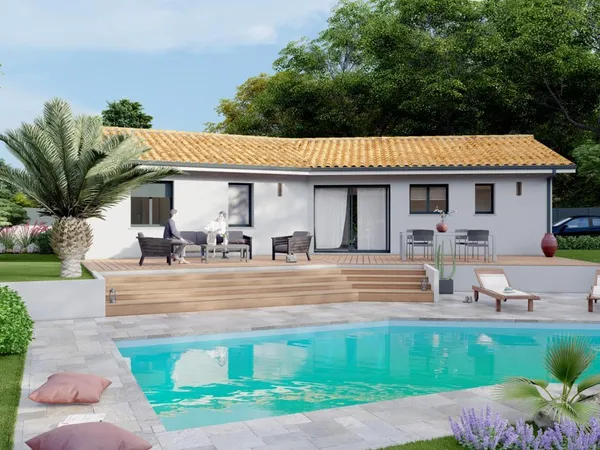 Terrain Vente Sadirac  600m² 140000€