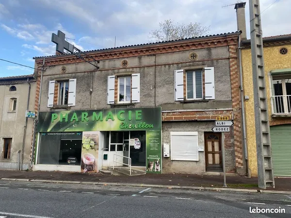 Murs commerciaux 325 m² BLAYE LES MINES 