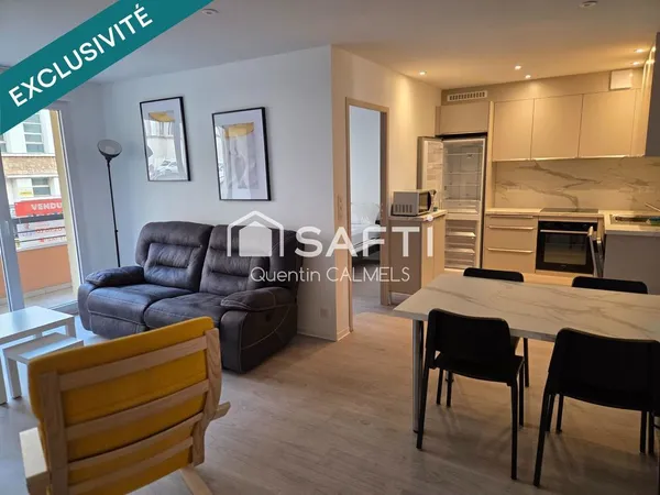 Appartement T3 traversant 