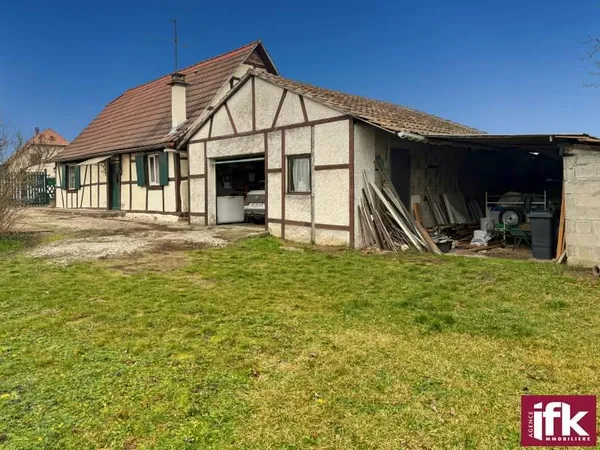Jebsheim Maison individuelle de 70m² sur 31 ares 