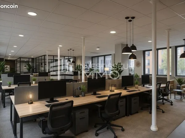 Bureaux 100 m² 
