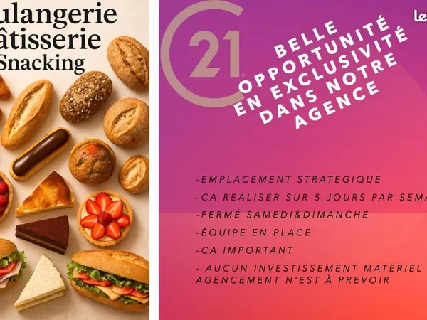 Boulangerie, fonds de commerce 150 m² CHALON SUR SAONE 