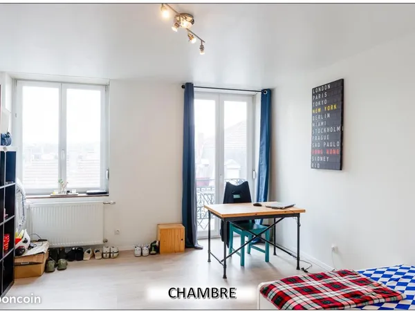 📢 Colocation meublée - Chambre 17,5 m² à louer - MULHOUSE (68200) 