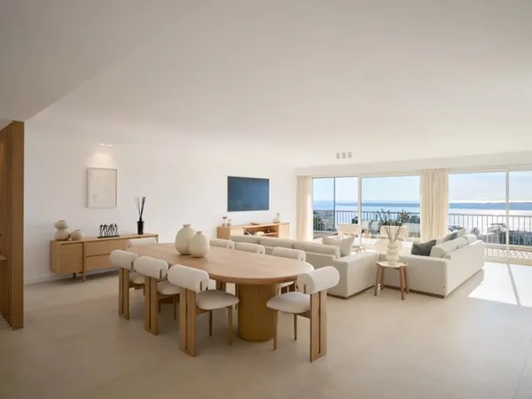 CANNES Californie - Appartement rénové 210 m2 - 4 chambres - Vue mer 