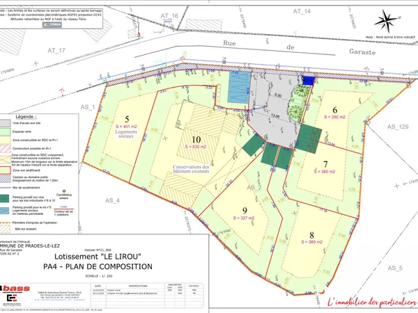 Terrain Vente Prades-le-Lez   199000€
