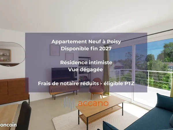 Appartement 2 pièces 44 m² 