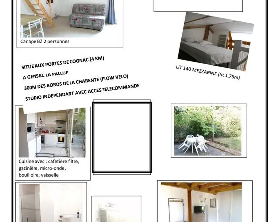Studio meublé 