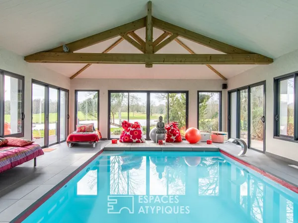 Elégante villa de luxe au bord du golf 
