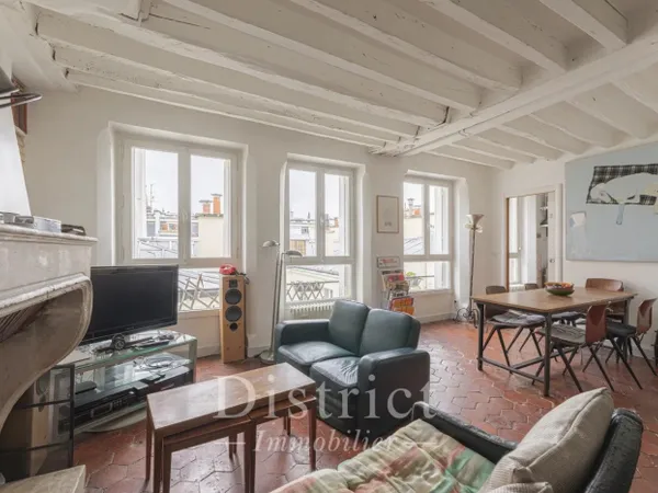 île Saint Louis - Triplex de 90m² "Comme une maison" avec 3 cha 