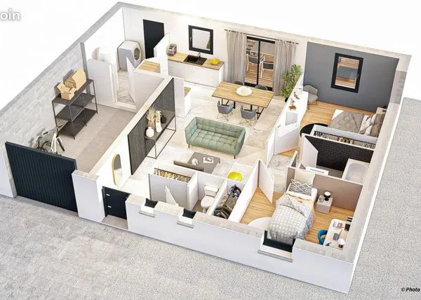 Maison 4 pièces 69 m² 