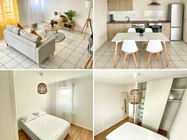 Appartement T2 MEUBLÉ de 47m² 