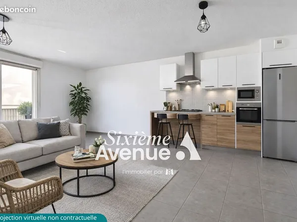 Appartement 2 pièces 42 m² 