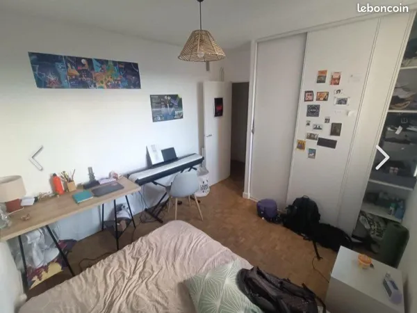 T5 colocation Rangueil (Toulouse), deux chambres disponibles 