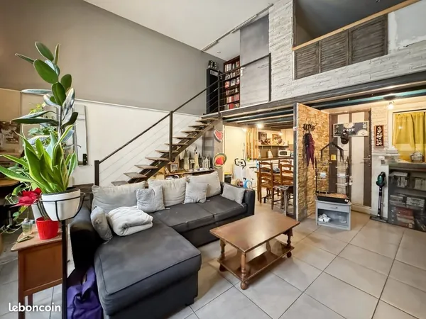 Duplex 2 pièces 57 m² 