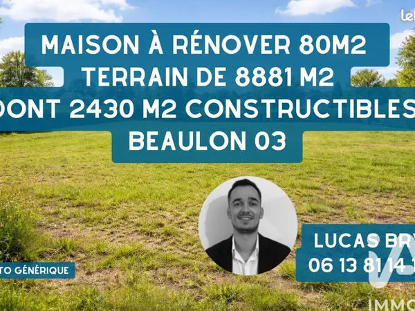 Maison 1 pièce 80 m² 